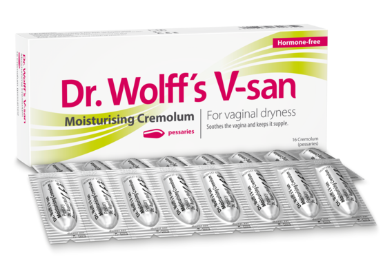 Dr Wolff's V-san Moisturising Cremolum Pessaries